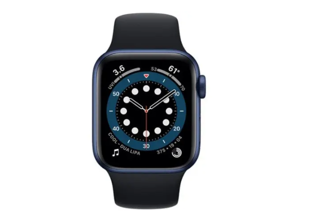 Apple Watch Series 6 Aluminum 44mm (GPS) Black Sport Band