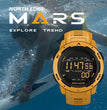 NORTH EDGE Outdoor Sports Watch – 50M Waterproof | Step Counter | Stopwatch & Countdown | Kids & Men | Premium Refurbished | 12-Month Warranty