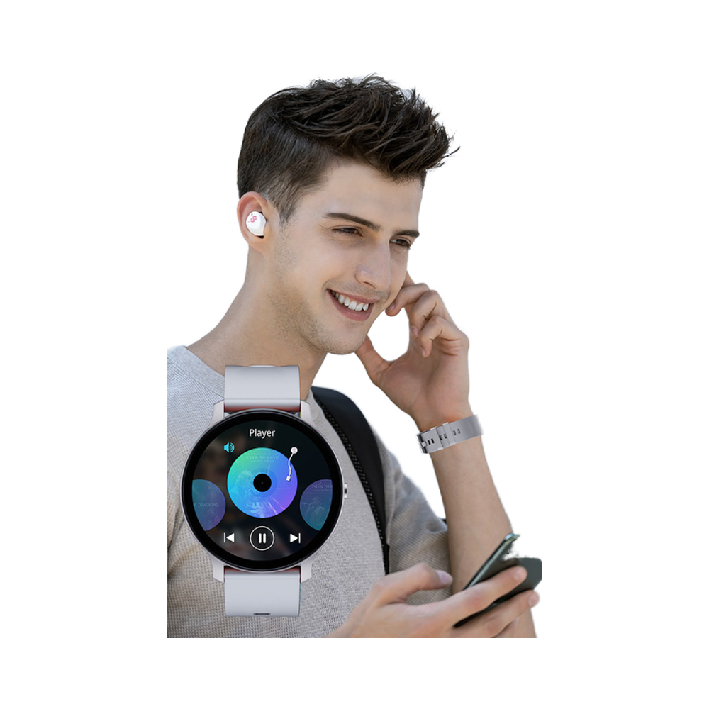 Cross-Border Smart Watch – Android Compatible | Bluetooth Calling | Sports Tracking | Health Monitoring | Premium Refurbished | 12-Month Warranty