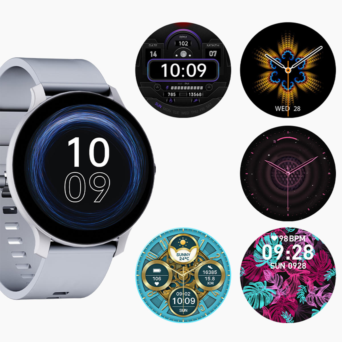 Cross-Border Smart Watch – Android Compatible | Bluetooth Calling | Sports Tracking | Health Monitoring | Premium Refurbished | 12-Month Warranty