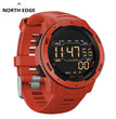 NORTH EDGE Outdoor Sports Watch – 50M Waterproof | Step Counter | Stopwatch & Countdown | Kids & Men | Premium Refurbished | 12-Month Warranty